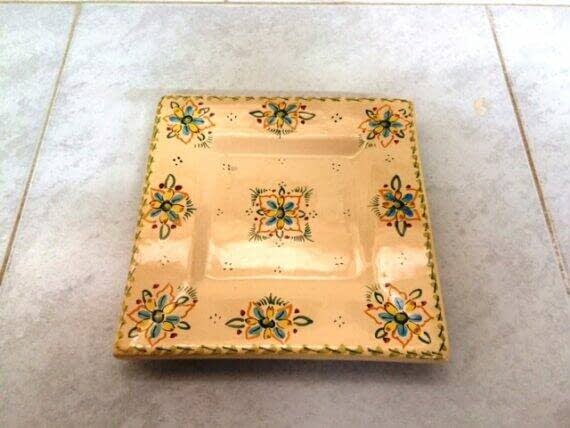 Bandeja Cuadrada De Ceramica Artesana De Biar 4 570x428 
