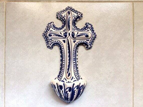 Benditera Cruz De Ceramica Artesana De Biar 1 E1614243090930 570x428 