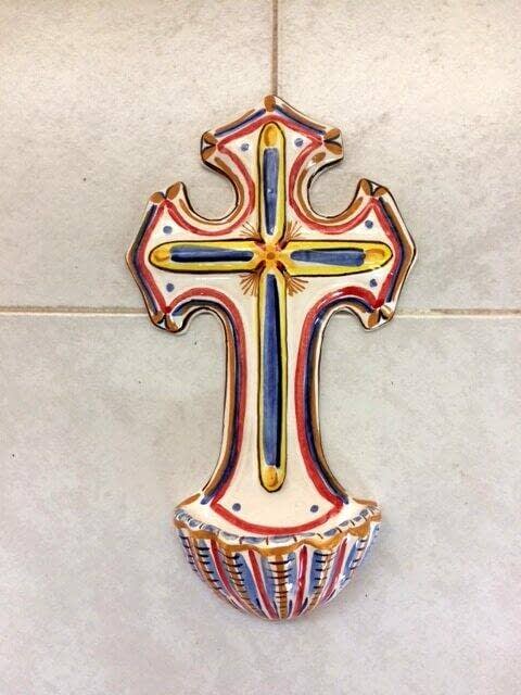 Benditera Cruz De Ceramica Artesana De Biar E1614243115719 